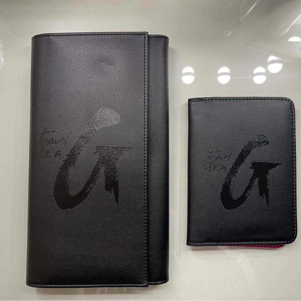 Glamaholic Lifestyle Travel Wallet and Passport Holder Set